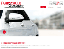 Tablet Screenshot of fahrschulegrasshoff.de